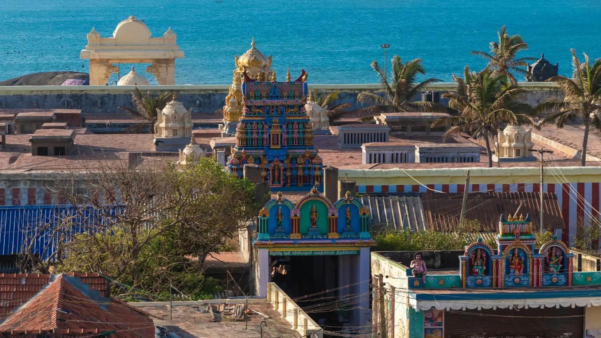 Вилла Tamizh Nest - தமிழ்க்குடில் Канниякумари Экстерьер фото